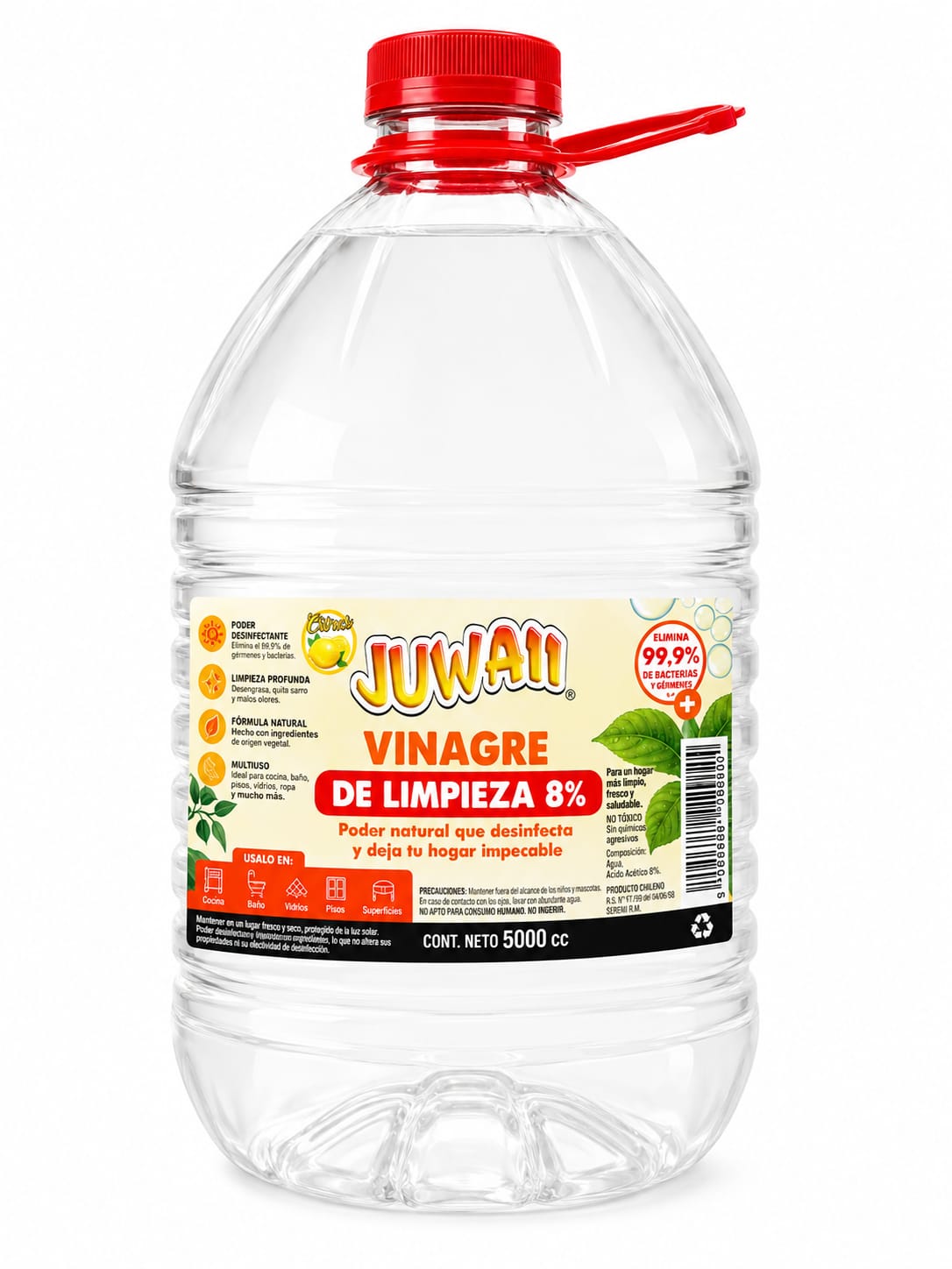 Vinagre de Limpieza con aroma Citrus - Caja 4 undades 5 lts