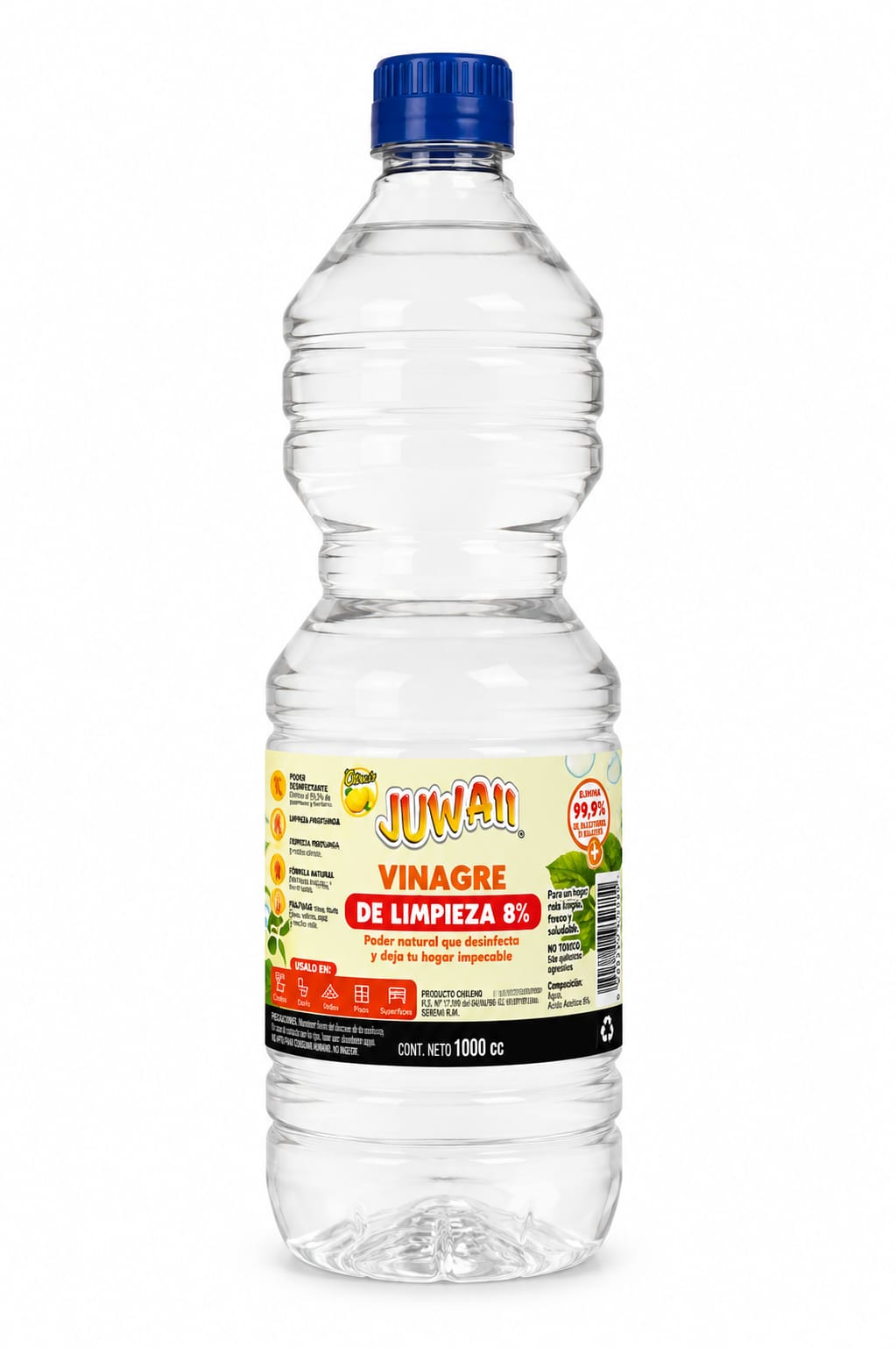 Vinagre de Limpieza con aroma Citrus - Caja 15 unidades 1 lts