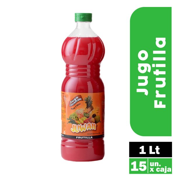 Jugo Concentrado Frutilla 1lt - Caja 15 Unidades - Compra Empresa