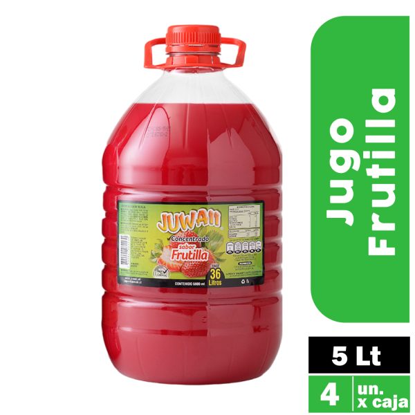 Jugo Concentrado Frambuesa 5lt - Caja 4 Unidades - Compra Empresa