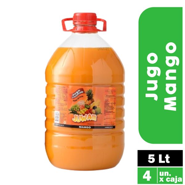 Jugo Concentrado Mango 5lt - Caja 4 Unidades - Compra Empresa