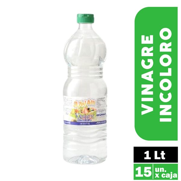Vinagre de Incoloro 1L - Caja 15 Unidades