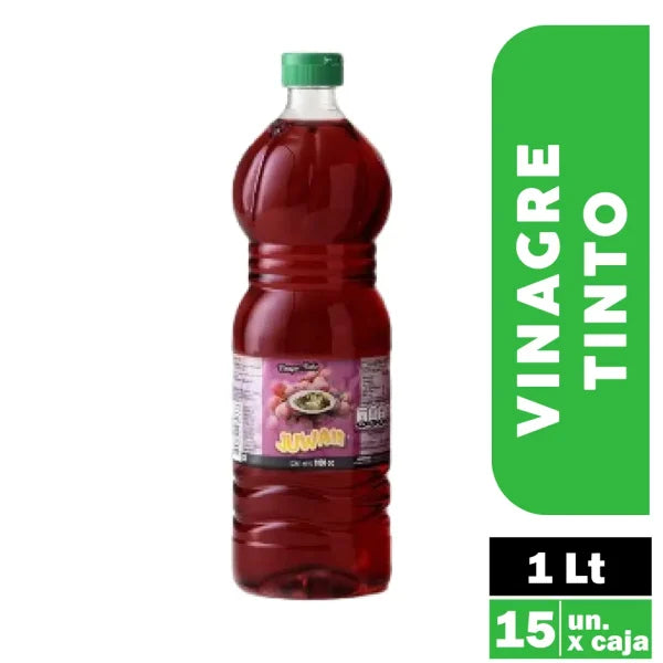 Vinagre de Vino Tinto 1 L - Caja 15 Unidades