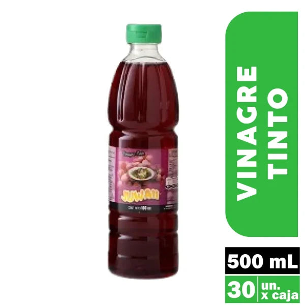 Vinagre de Vino Tinto 500 mL - Caja 30 Unidades